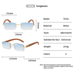 Rimless Sunglasses