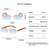 Rimless Sunglasses