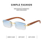 Rimless Sunglasses